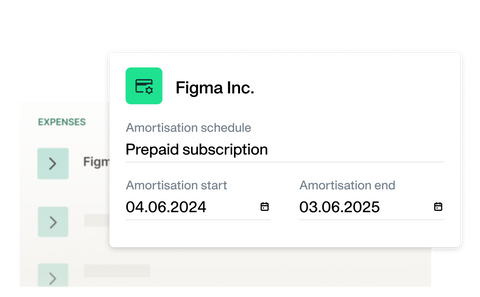 Illustration of the new amotisation schedule feature